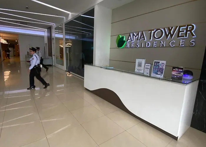 Penthouse Loft Unit With Balcony 3309 Ama Tower * Manila